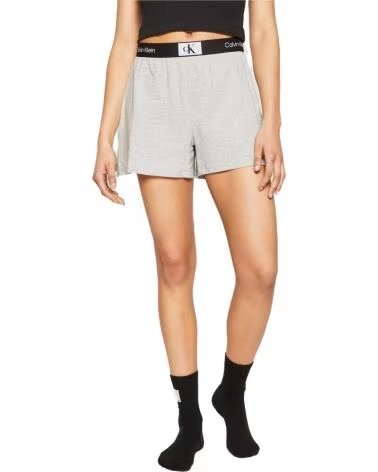 CALVIN KLEIN CALVIN KLEIN PANTALONCINI IN COTONE GRIGIO DA DONNA GRIS