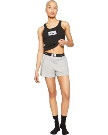 CALVIN KLEIN CALVIN KLEIN PANTALONCINI IN COTONE GRIGIO DA DONNA GRIS