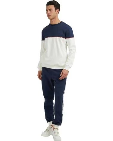GUESS SUDADERA GUESS DE HOMBRE CON BLOQUES DE COLOR MULTICOLOR