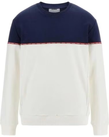 GUESS SWEATSHIRT GUESS HOMME COLOR BLOCK MULTICOLOR