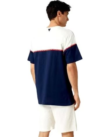 GUESS GUESS HERREN-T-SHIRT MIT FARBBLOCK UND KURZEN ÄRMELN MULTICOLOR