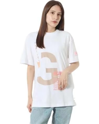 GUESS CAMISETA GUESS DE MANGA CORTA CON NÚMERO PARA MUJER BLANCO