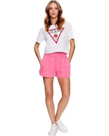 GUESS PANTALON CORTO EN PARA MUJER ROSA