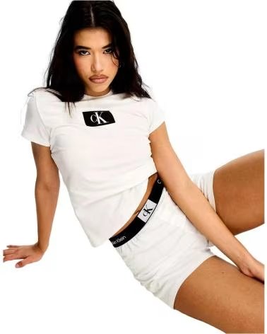 CALVIN KLEIN CALVIN KLEIN PANTALONCINO DONNA BIANCO BLANCO