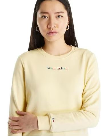 TOMMY JEANS FELPA TOMMY JEANS GIALLA DA DONNA AMARILLO