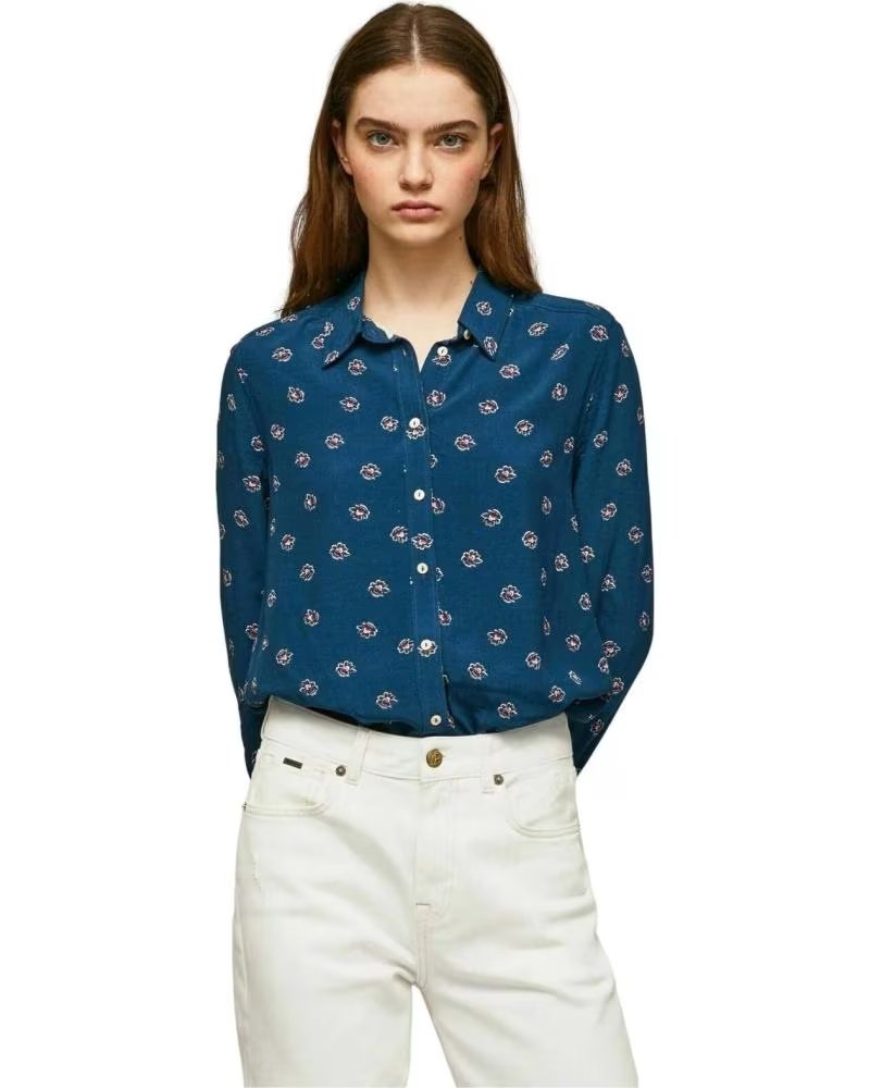 PEPE JEANS PEPE JEANS HERREN-LANGARMHEMD MIT BLUMENPRINT MULTICOLOR