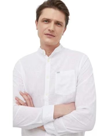 PEPE JEANS PEPE JEANS HEMD AUS LEINEN FÜR HERREN BLANCO