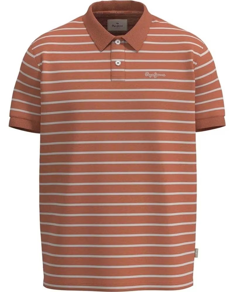PEPE JEANS POLO DE MANGA CORTA EN PARA HOMBRE NARANJA