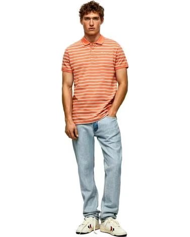 PEPE JEANS POLO DE MANGA CORTA EN PARA HOMBRE NARANJA