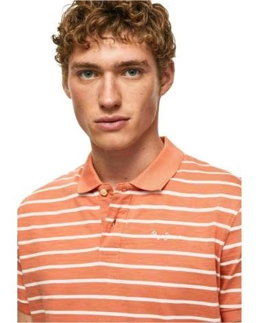 PEPE JEANS POLO DE MANGA CORTA EN PARA HOMBRE NARANJA