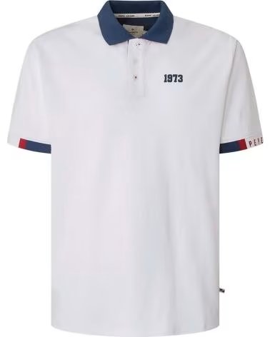 PEPE JEANS PEPE JEANS HERREN POLOSHIRT MIT KURZEN ÄRMELN BLANCO