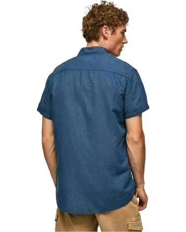 PEPE JEANS PEPE JEANS KURZARMHEMD FÜR HERREN IN BLAU AZUL