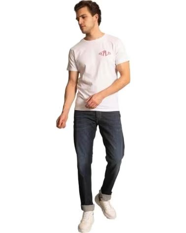REPLAY REPLAY T-SHIRT MIT KURZEN ÄRMELN FÜR HERREN BLANCO