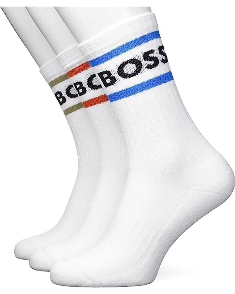 HUGO BOSS HUGO BOSS UNISEX-SOCKEN WEISS MIT LOGO BLANCO