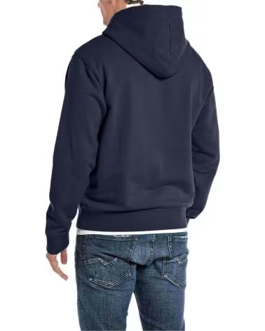 REPLAY REPLAY KAPUZENPULLOVER MARINEBLAU HERREN AZUL