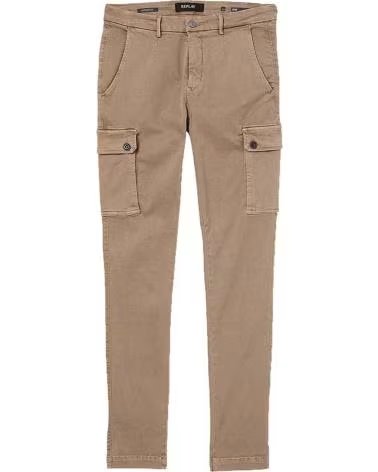 REPLAY PANTALONI CARGO REPLAY DA UOMO BEIGE BEIGE