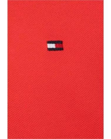 TOMMY HILFIGER POLO TOMMY HILFIGER À MANCHES LONGUES POUR HOMME EN ROUGE ROJO