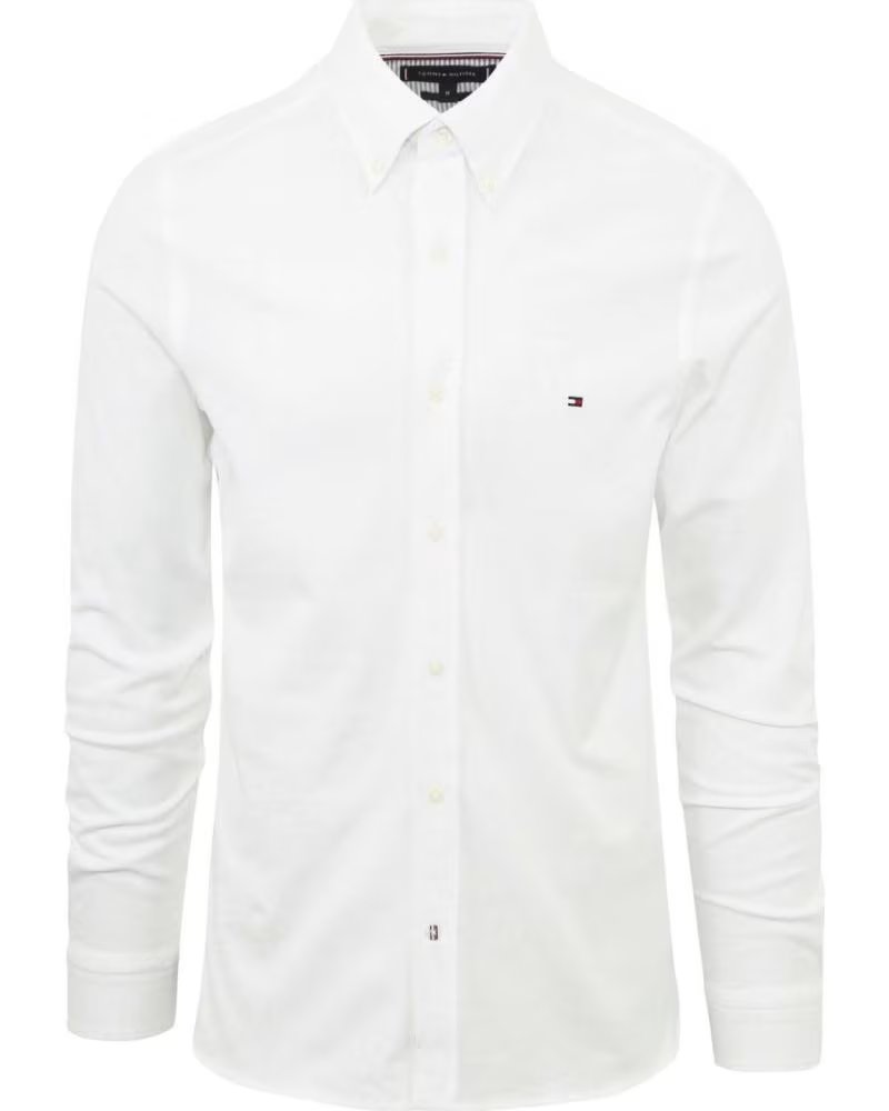 TOMMY HILFIGER HERRENHEMD WEISS BLANCO