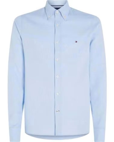 TOMMY HILFIGER TOMMY HILFIGER LANGARM OXFORD-HEMD FÜR HERREN AZUL
