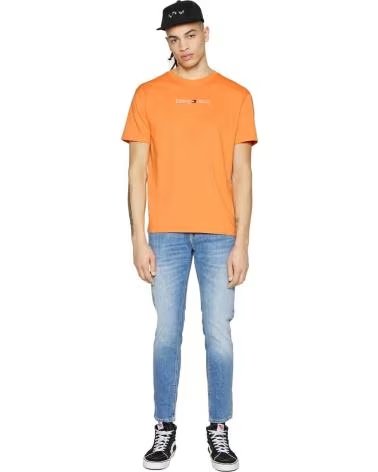 TOMMY JEANS CAMISETA DE MANGA CURTA TOMMY JEANS MASCULINA NARANJA
