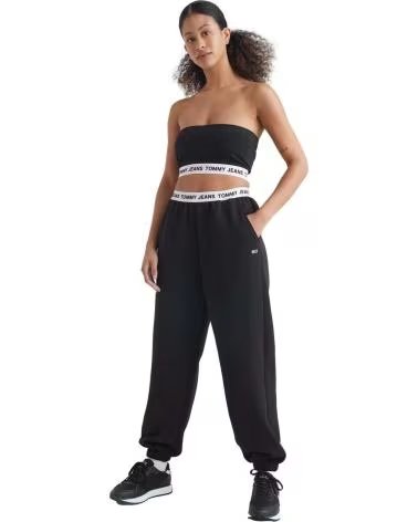 TOMMY JEANS PANTALÓN DE CHÁNDAL TOMMY JEANS PARA MUJER NEGRO