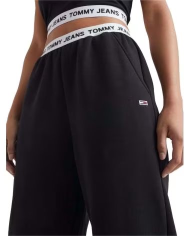 TOMMY JEANS PANTALÓN DE CHÁNDAL TOMMY JEANS PARA MUJER NEGRO