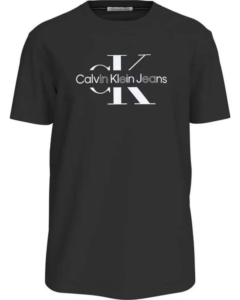 CALVIN KLEIN CAMISETA DE MANGA CORTA JEANS EN PARA HOMBRE NEGRO