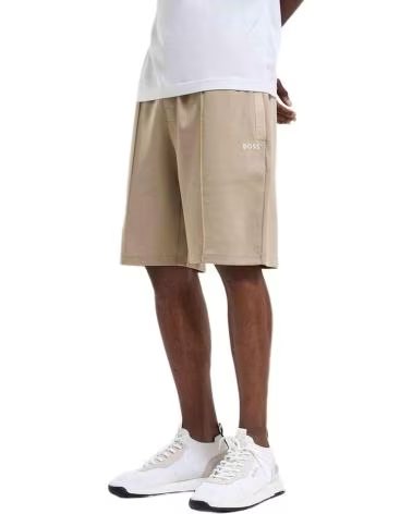 HUGO BOSS HUGO BOSS PANTALÓN CORTO BEIGE PARA HOMBRE BEIGE