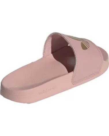 CHANCLAS ADIDAS ADILETTE LITE ROSA CON TREFOIL DORADO WONMAU-WON