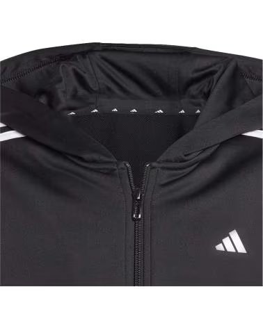 ADIDAS SUDADERA CON CAPUCHA EN PARA NINOS UNISEX NEGRO
