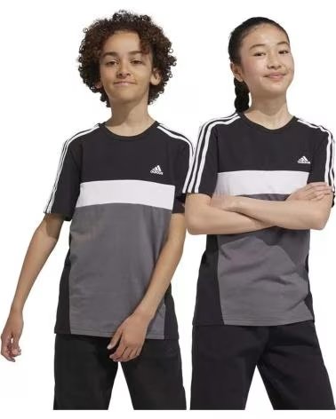 ADIDAS ADIDAS ESSENTIALS COLORBLOCK SHORT SLEEVE T-SHIRT FOR KIDS MULTICOLOR