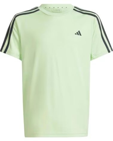 girl and boy Zapatillas deporte ADIDAS ADIDAS 3-STRIPES JUNIOR SPORT T-SHIRT GREEN VERDE