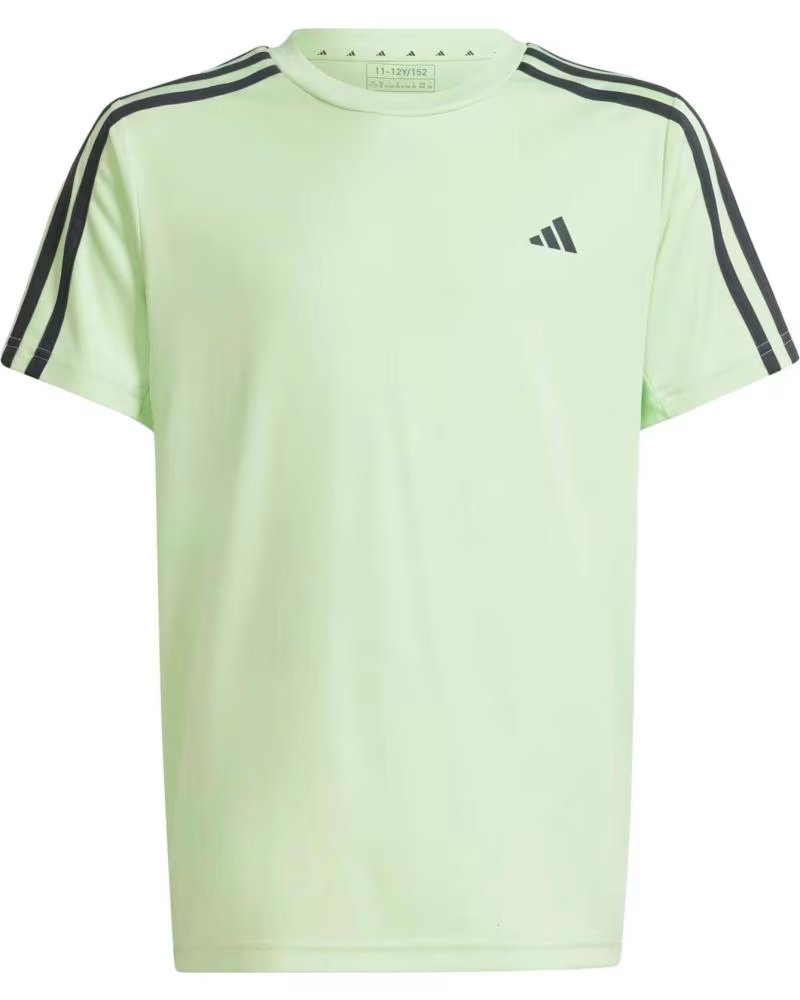 girl and boy Zapatillas deporte ADIDAS ADIDAS 3-STRIPES JUNIOR SPORT T-SHIRT GREEN VERDE