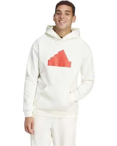 ADIDAS MOLETOM COM CAPUZ ADIDAS M FI BOS HD MASCULINO BEIG