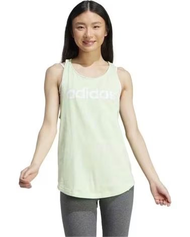 ADIDAS ADIDAS DAMEN ESSENTIALS LOGO TANKTOP VERDE