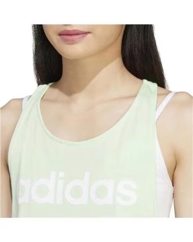 ADIDAS ADIDAS DAMEN ESSENTIALS LOGO TANKTOP VERDE