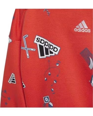 ADIDAS TUTA SPORTIVA ADIDAS PER BAMBINI UNISEX ROSSA ROJO