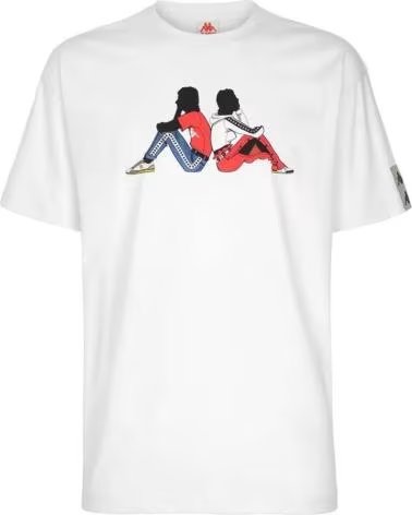 KAPPA CAMISETA DE MANGA CORTA EN PARA HOMBRE BLANCO