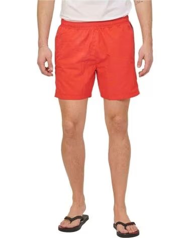 HUGO BOSS HUGO BOSS PANTALONCINO DA BAGNO UOMO ARANCIONE NARANJA