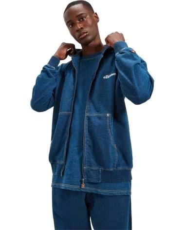 ELLESSE GIACCA CON ZIP ELLESSE DA UOMO IN BLU AZUL