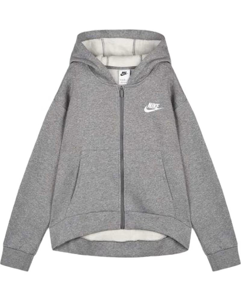 NIKE SUDADERA CON CAPUCHA EN PARA NINOS UNISEX GRIS