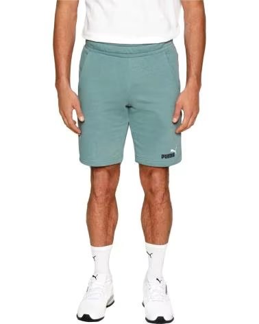 PUMA PANTALONI CORTI PUMA ESSENTIALS LOGO UOMO AZUL