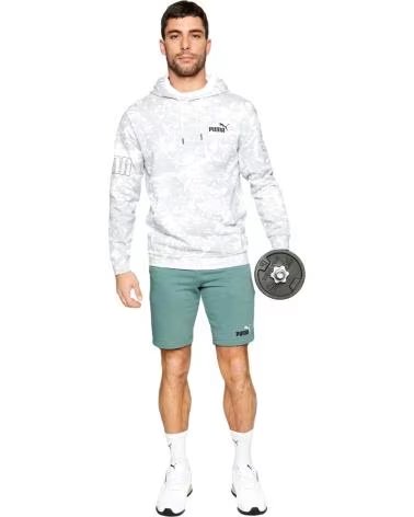 PUMA PANTALONI CORTI PUMA ESSENTIALS LOGO UOMO AZUL