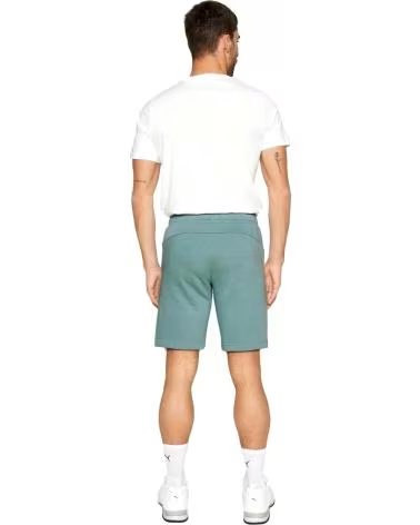 PUMA PANTALONI CORTI PUMA ESSENTIALS LOGO UOMO AZUL