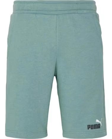 PUMA PANTALONI CORTI PUMA ESSENTIALS LOGO UOMO AZUL