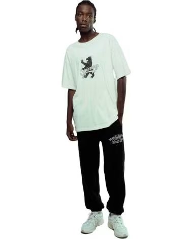 GRIMEY CAMISETA GRIMEY DE MANGA CORTA CON LOGO DE LEÓN PARA HOMBRE BLANCO