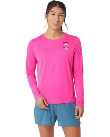 ASICS ASICS LANGARM-LAUFSHIRT FÜR DAMEN ROSA