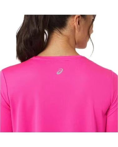 ASICS MAGLIA DA RUNNING ASICS A MANICHE LUNGHE DA DONNA ROSA