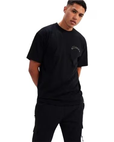 ELLESSE CAMISETA NEGRA DE MANGA CORTA ELLESSE PARA HOMBRE NEGRO
