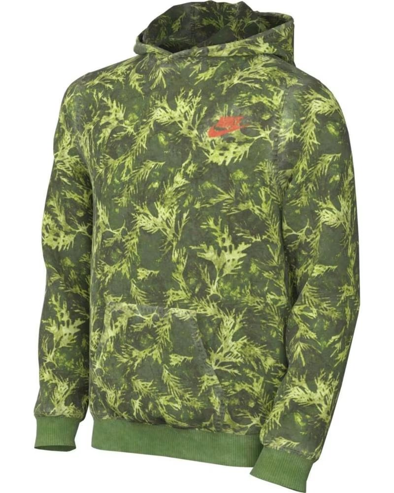 NIKE SUDADERA CON CAPUCHA EN PARA NINOS VERDE